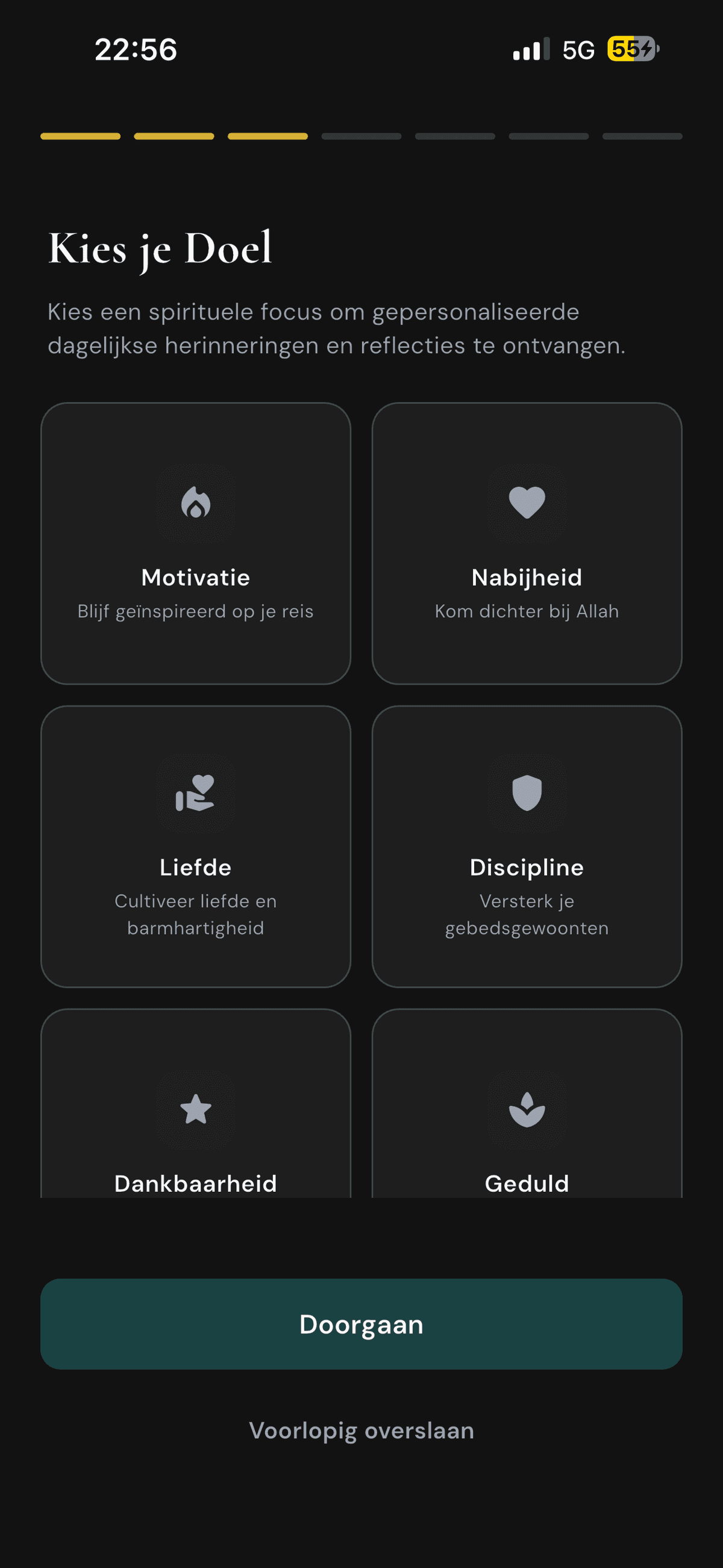 Choose Your Spiritual Goal