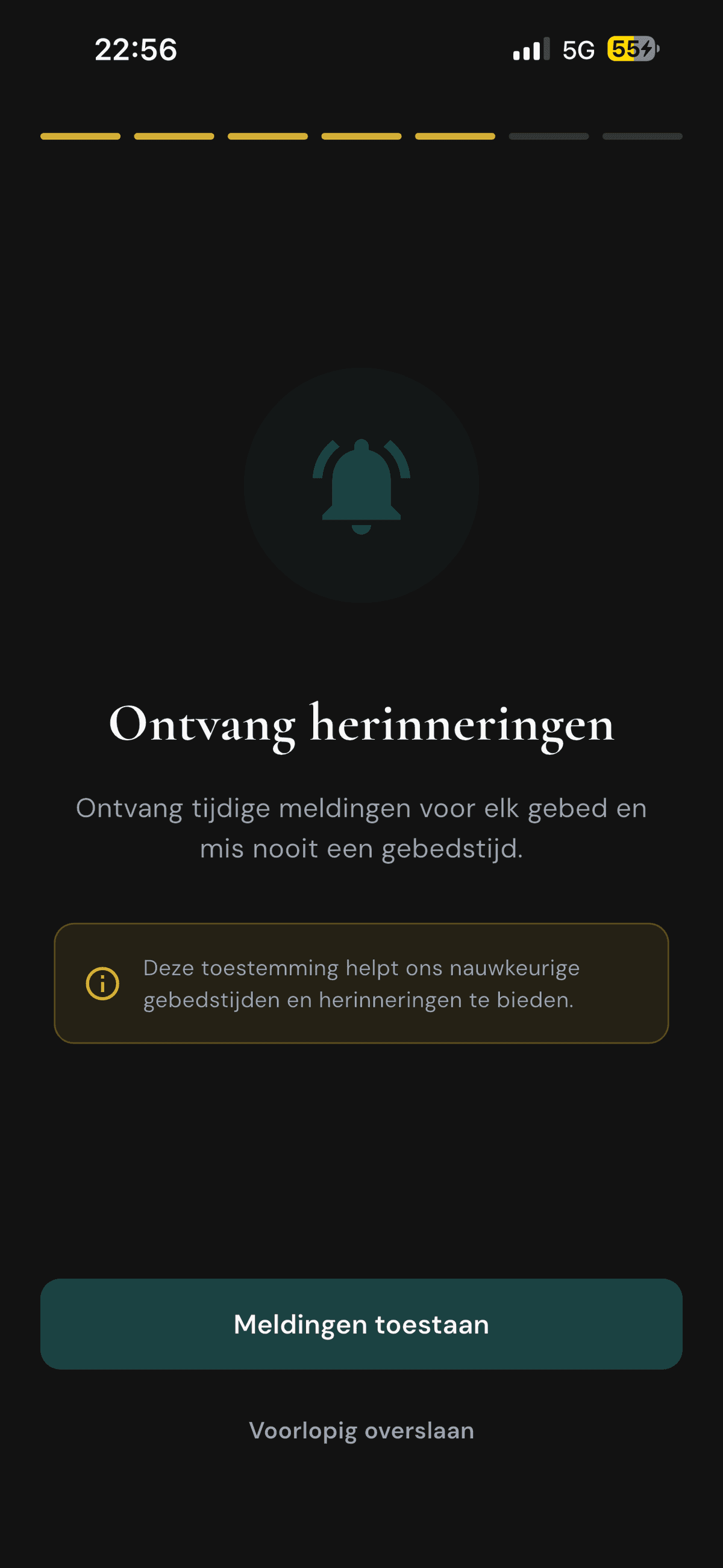 Enable Prayer Reminders